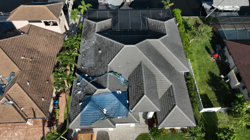 Roof Insurance Claims Inspections - damaged roof