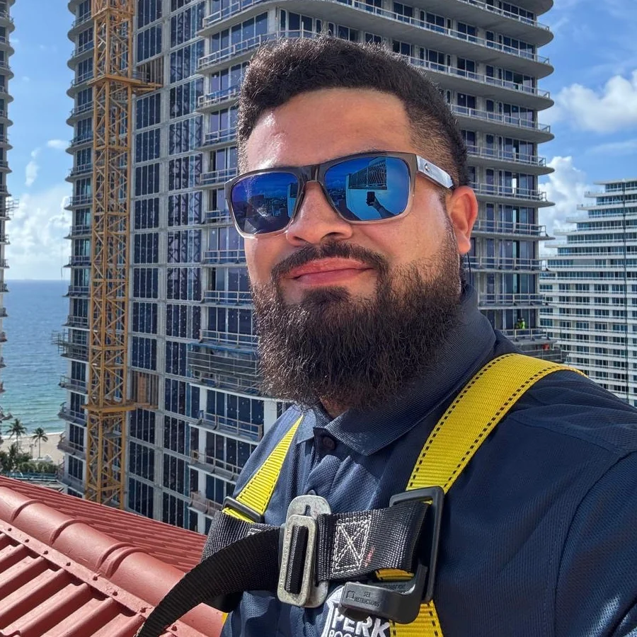 Mauricio Campos, Project Manager, Perkins Roofing Corp.